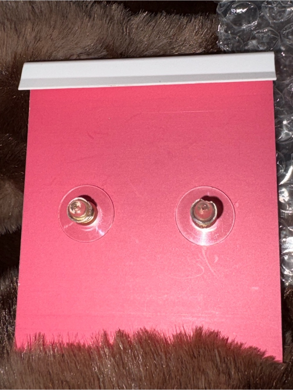 Kate Spade Gold Crystal Floral Stud Earrings w/ dustbag NWT - Picture 3 of 6